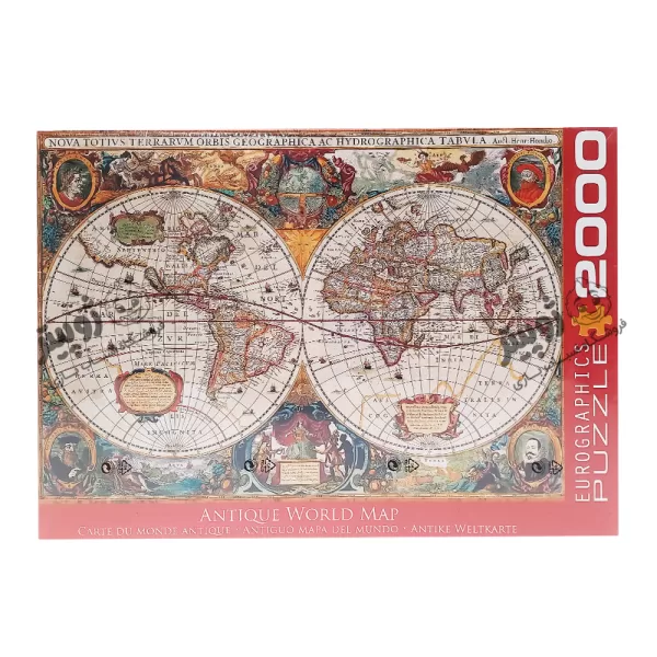 پازل آنتیک نقشه جهان
