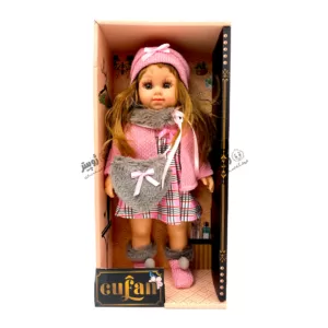 عروسک دختر با لباس زمستانی