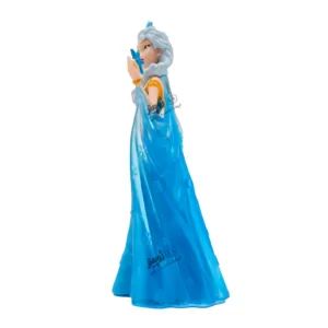 فیگور السا لباس آبی شنل به دست