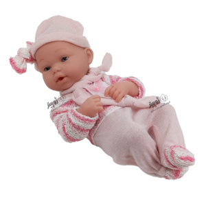 عروسک سیلیکونی نوزاد با وسایل