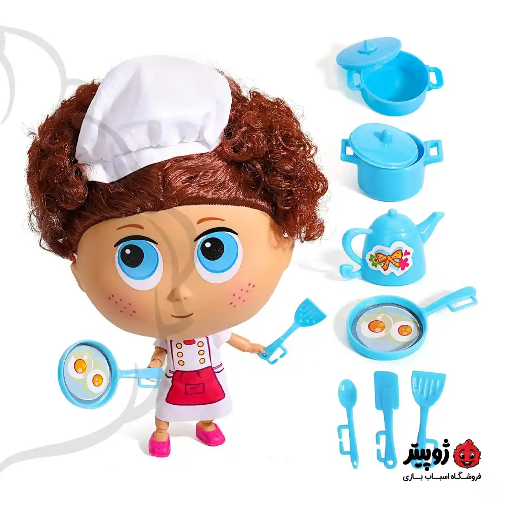 عروسک دختر سرآشپز کای بیبی (3) عروسک دختر سرآشپز کای بیبی
